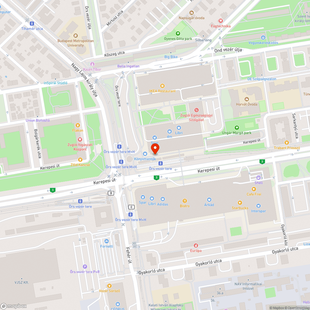 Kidőlt beton poller bejelentés helye