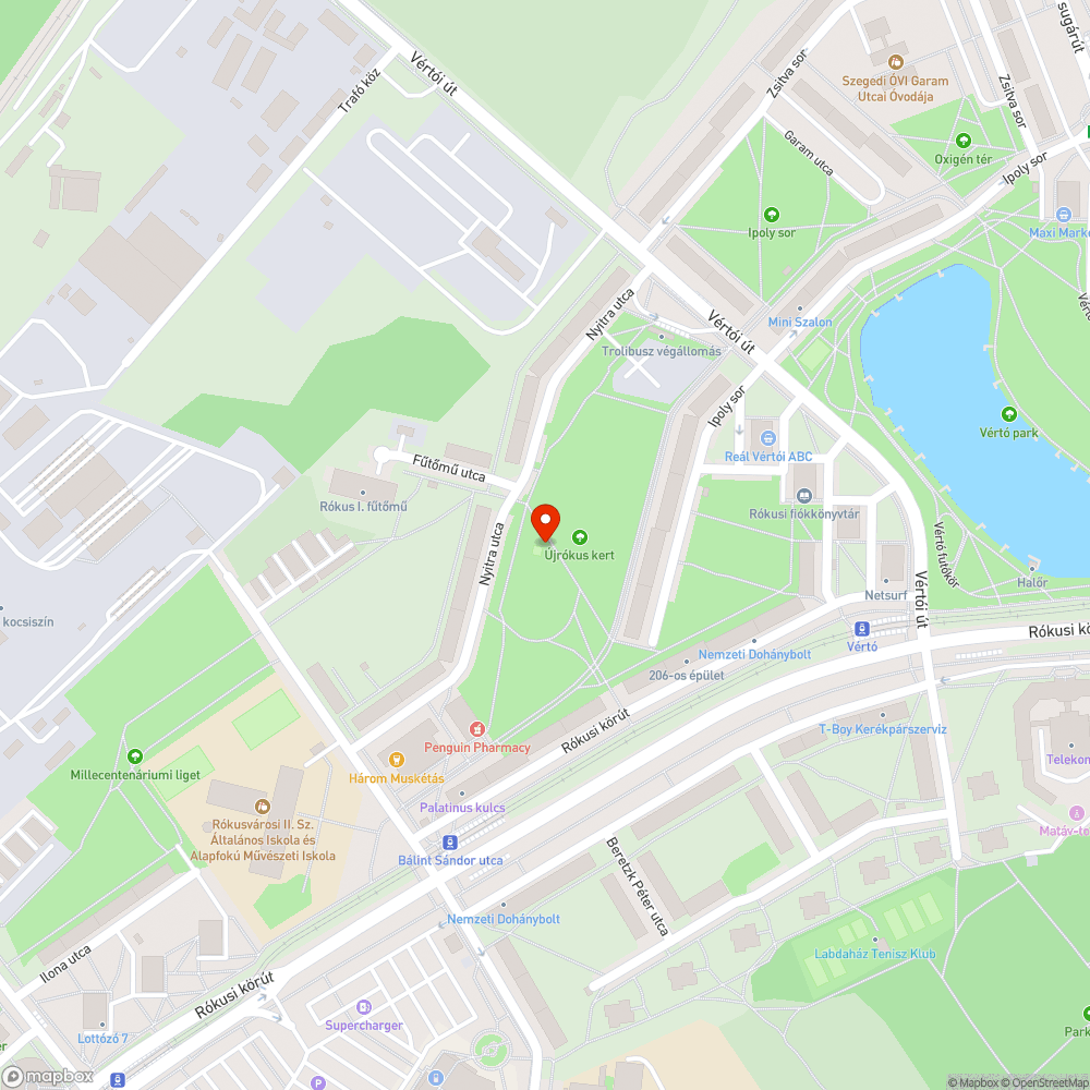 Kidöntött szemetes bejelentés helye