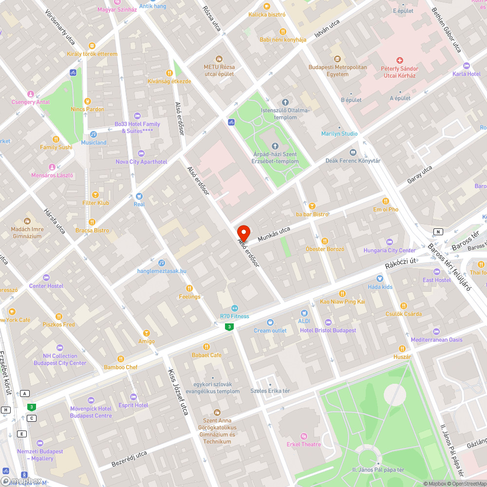 Kidőlt közlekedési oszlop bejelentés helye