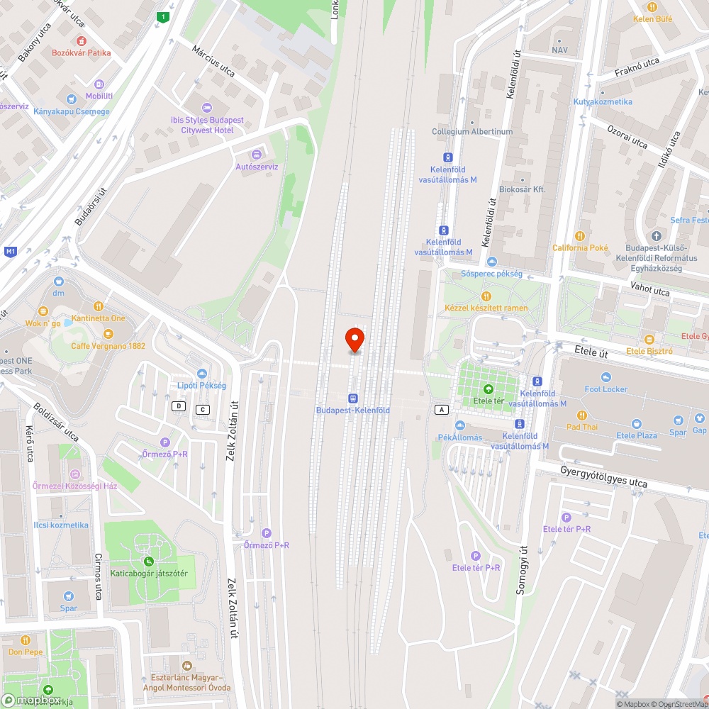 Kelenföld régi aluljáró takarítása bejelentés helye