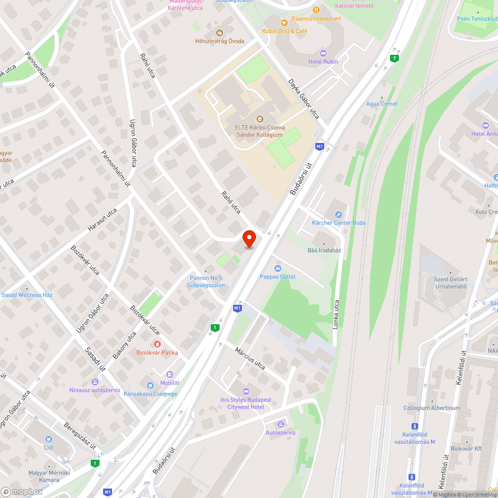 Budaörsi út, járdán parkolás bejelentés helye