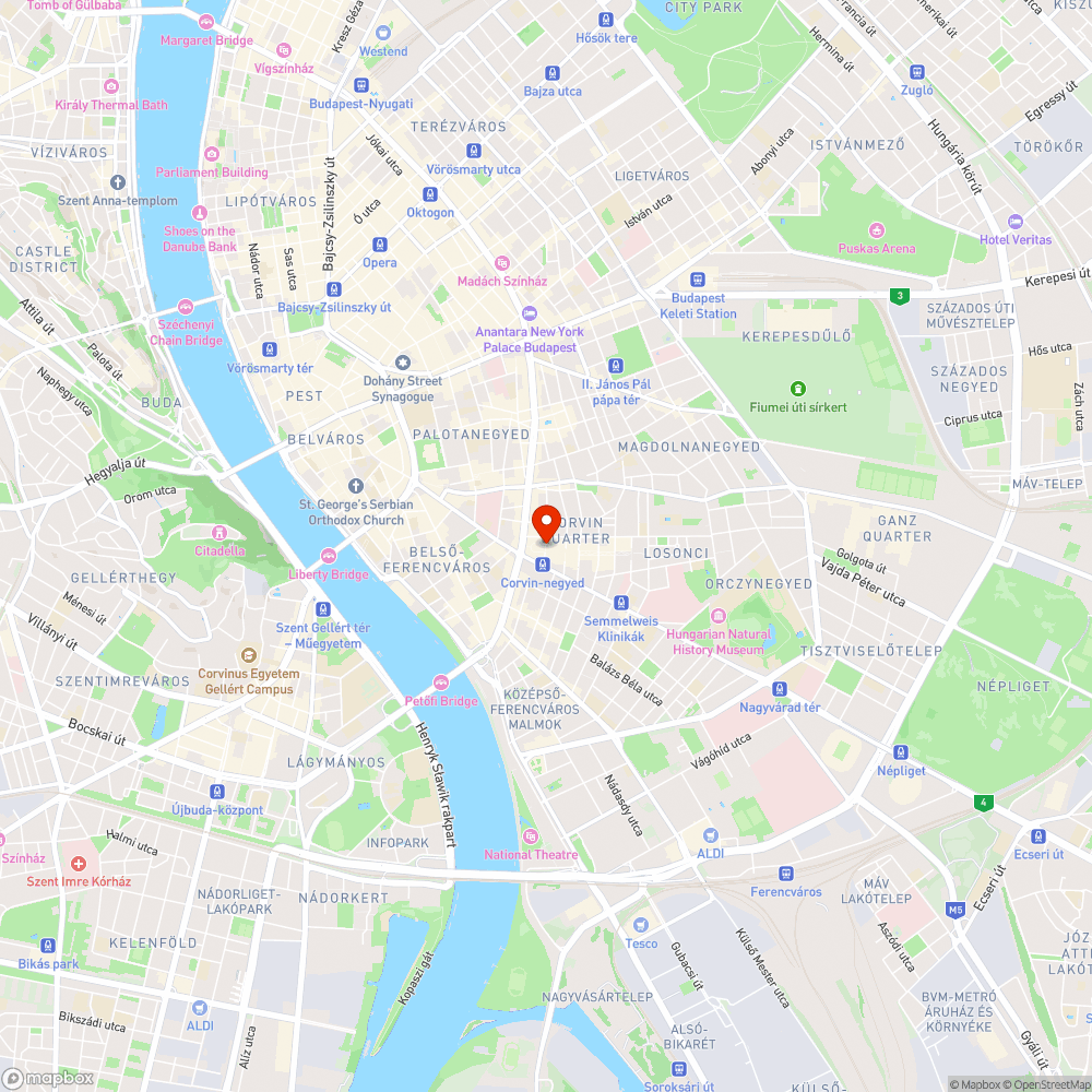 Elhagyott kerékpár bejelentés helye