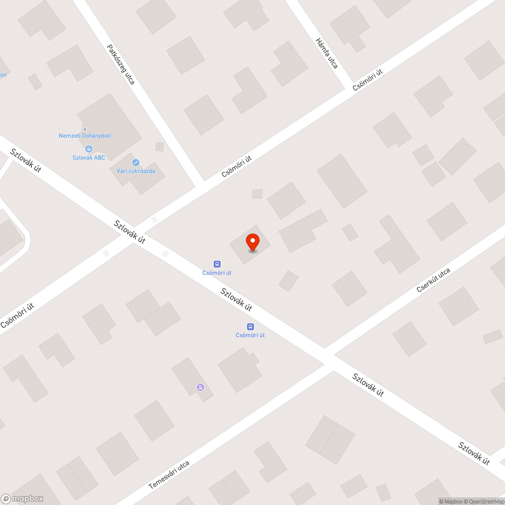 Eldugult víznyelő bejelentés helye