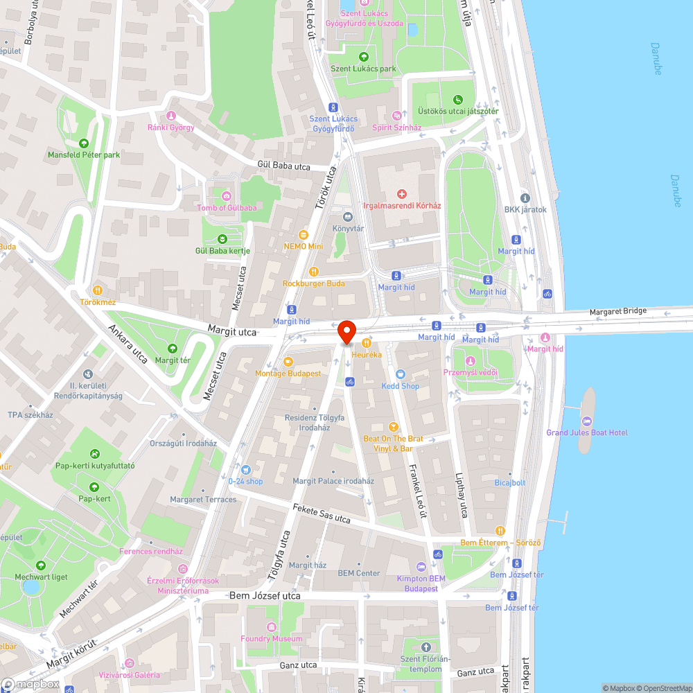 Úthibák a zebrán bejelentés helye