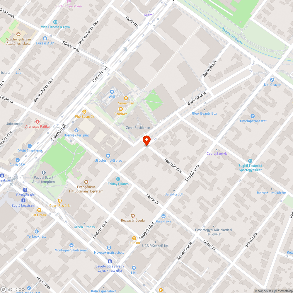 Kidőlt tábla bejelentés helye