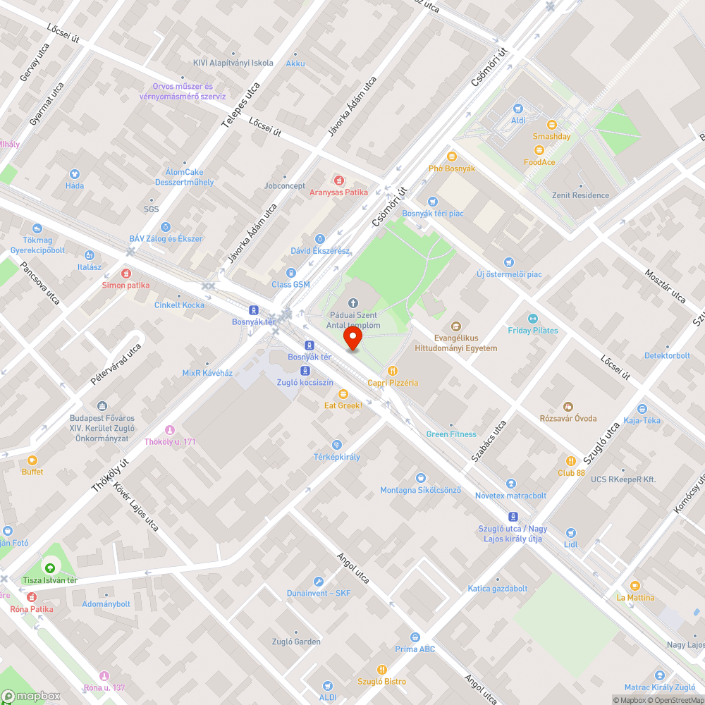 Elfordult állapotú parkoló tábla bejelentés helye