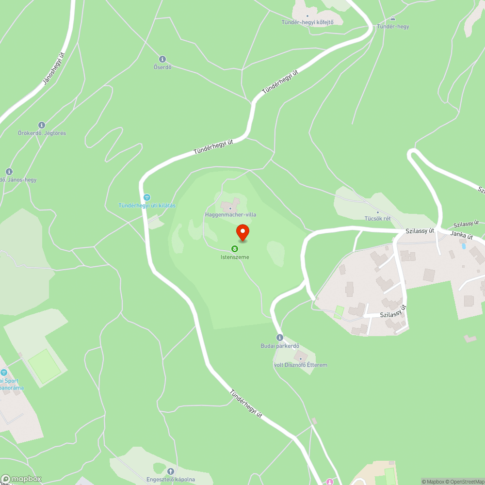 Kiszáradó Istenszeme tó bejelentés helye