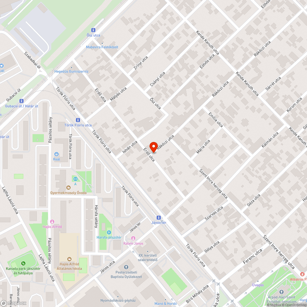 Szemét bejelentés helye