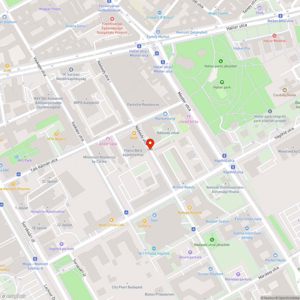 Szemét bejelentés helye