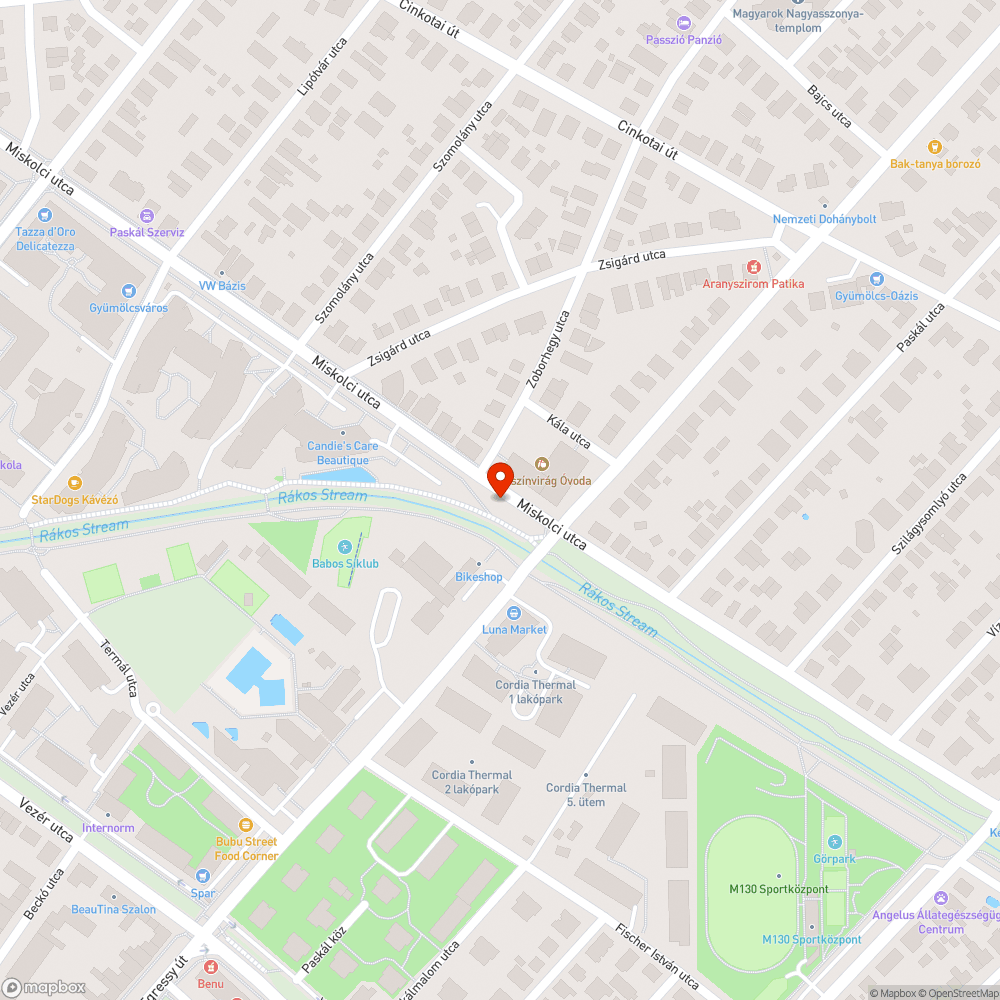 Elhagyott, balesetes autó bejelentés helye