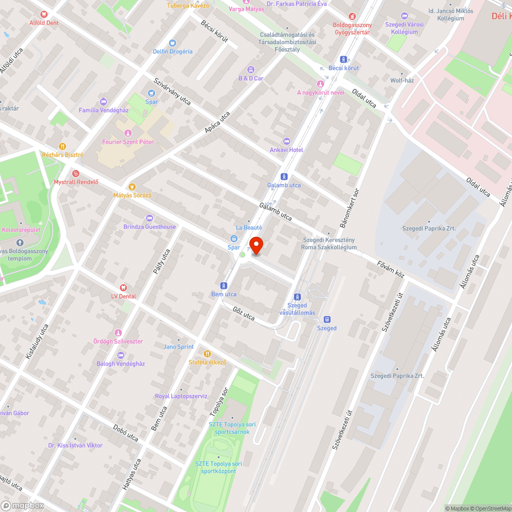 Elhagyott, szemetes kocsi bejelentés helye