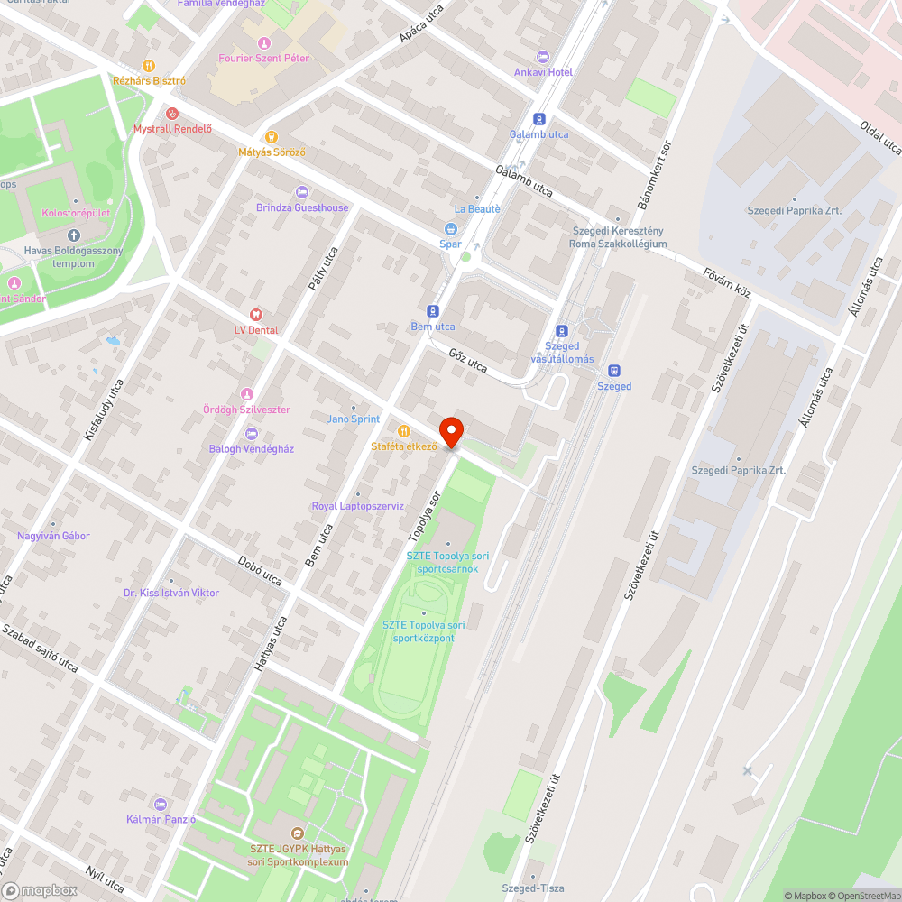 Darázsfészek bejelentés helye