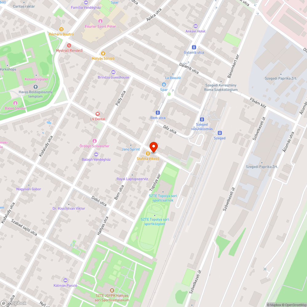 Beteg fa bejelentés helye