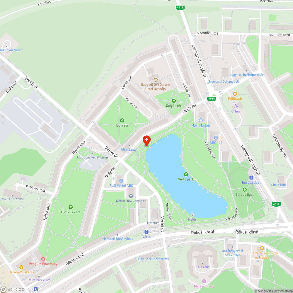 Törött sporteszköz a Vértónál bejelentés helye