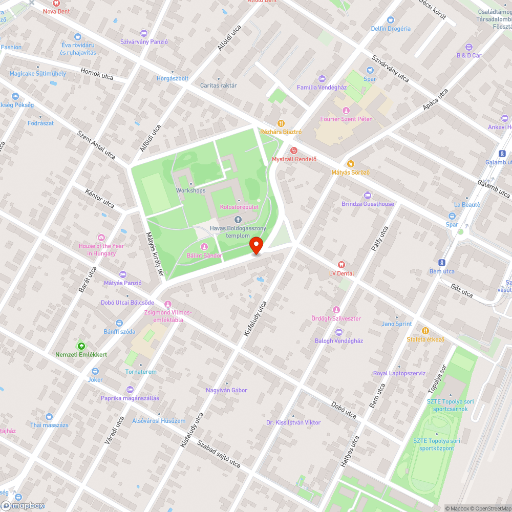 Elfelejtett aszfaltozás bejelentés helye