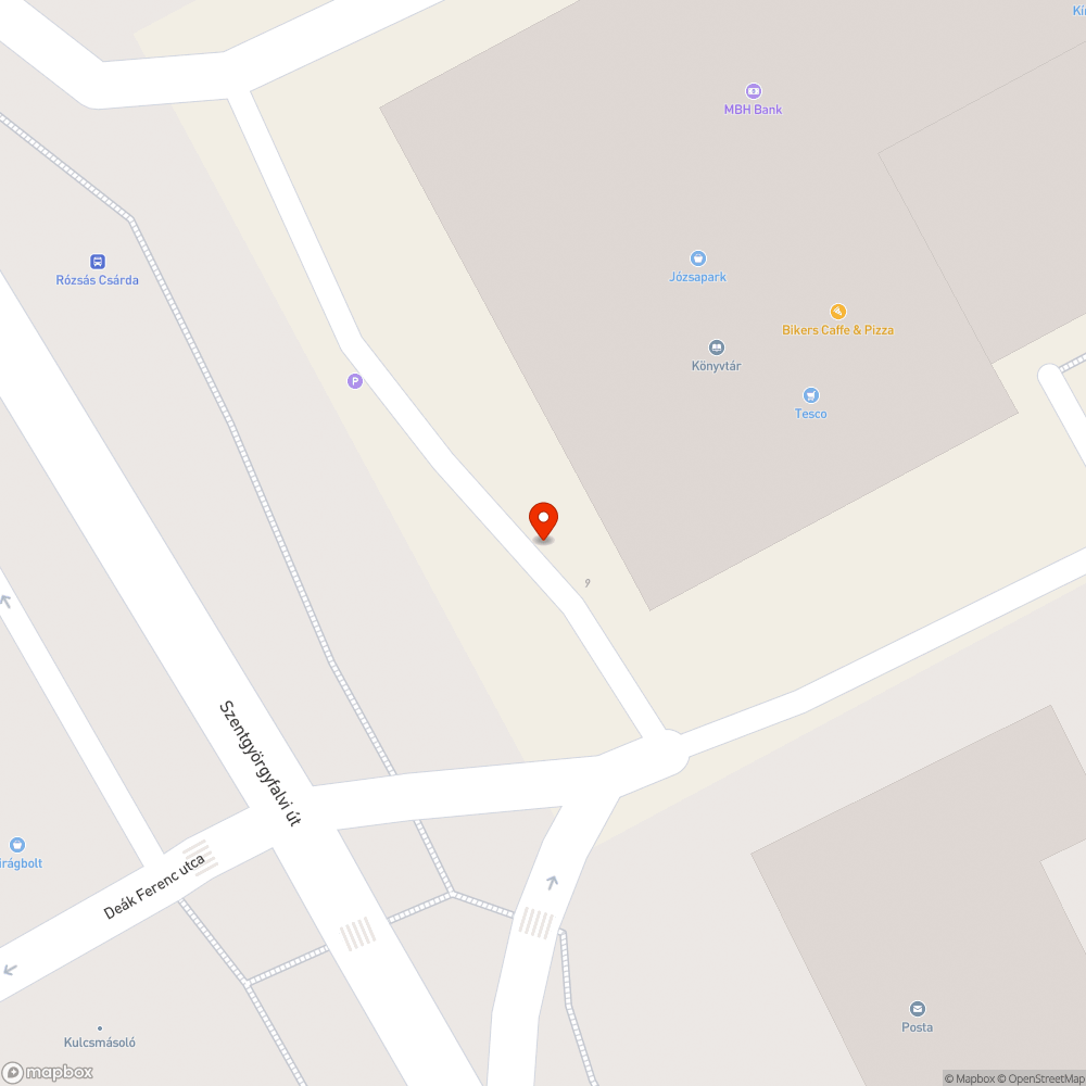 Eldugult vízelvezető bejelentés helye