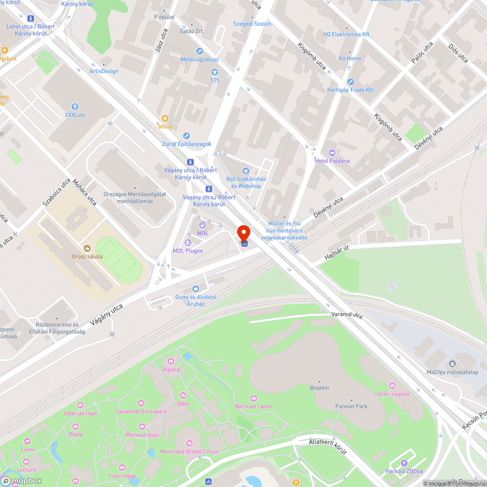 Elfordított tábla bejelentés helye