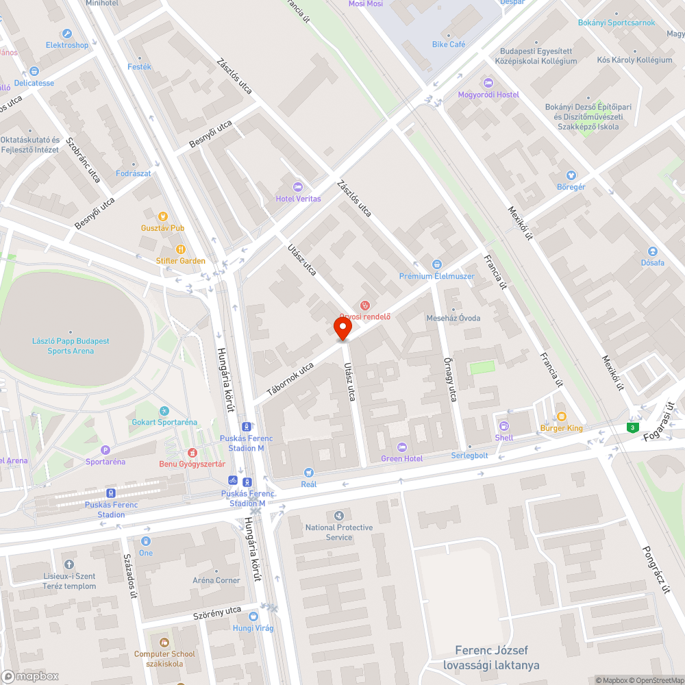 Pollerek elhelyezésének kérése bejelentés helye