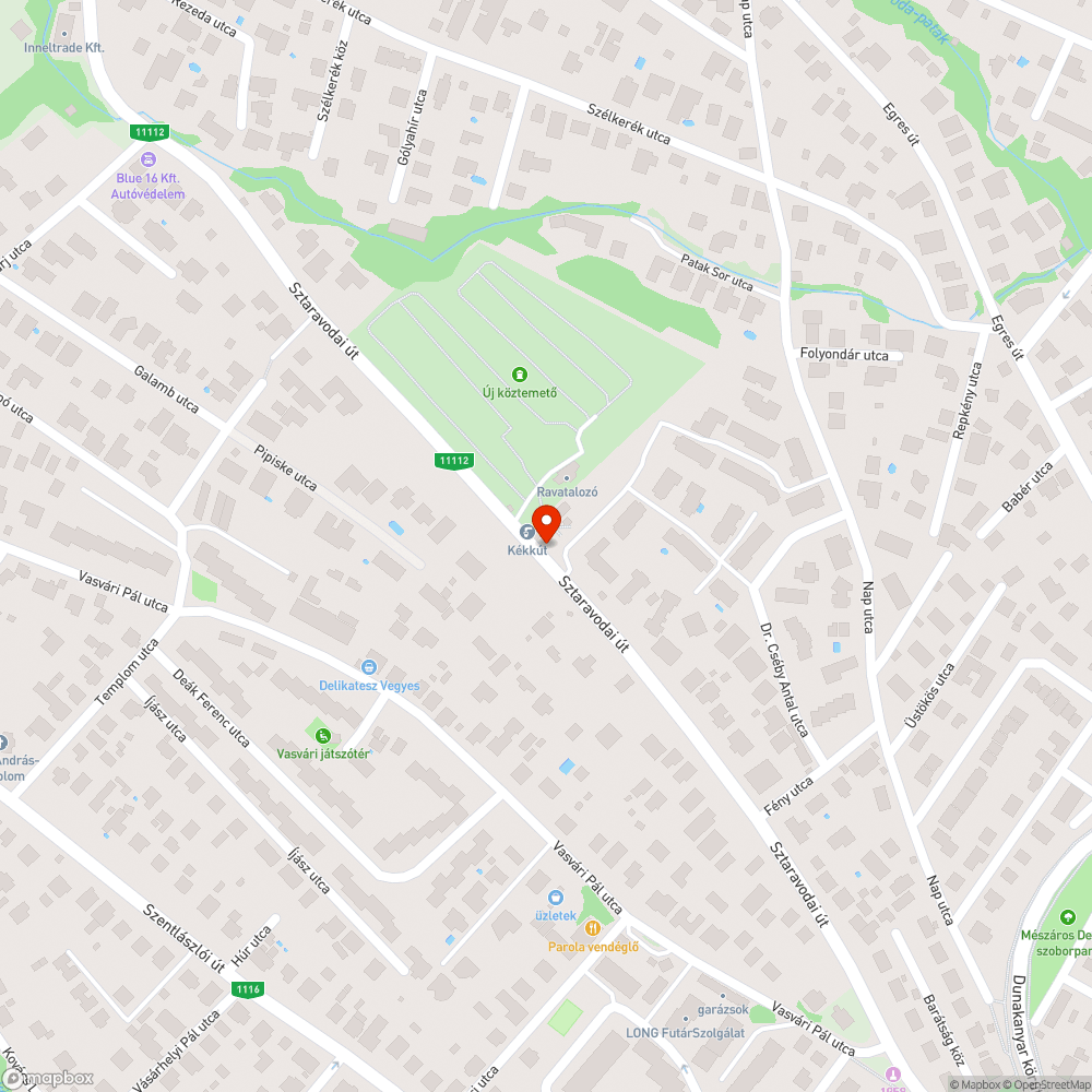 Világítás nélkül bejelentés helye