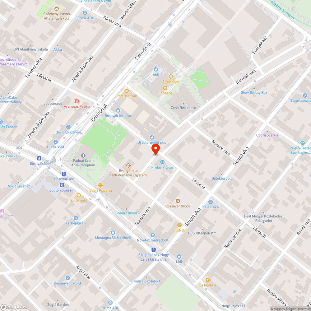 Túl keskeny járda bejelentés helye