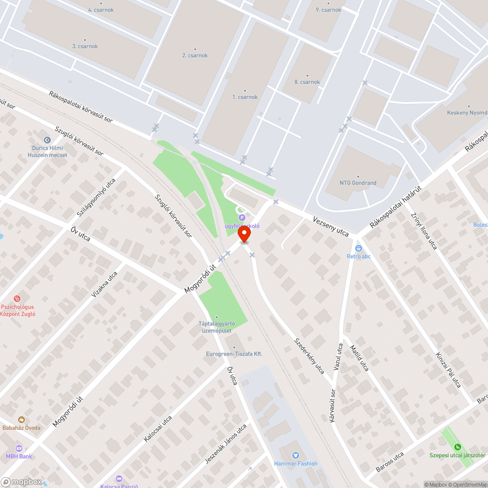 Kidőlt tábla bejelentés helye