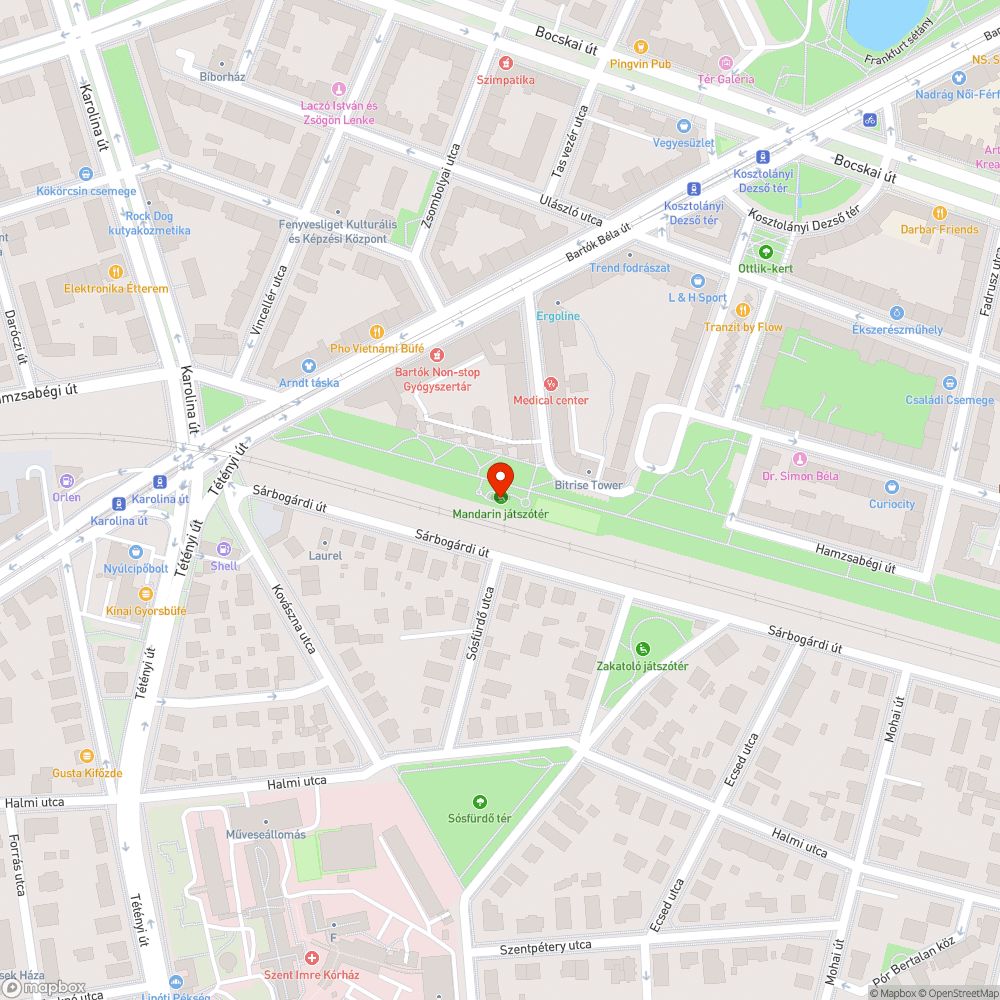 Mandarin játszótér szörnyű állapota bejelentés helye