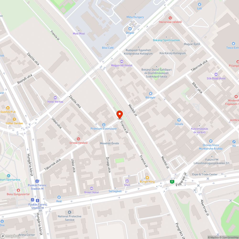 Szemét a vasúti aluljáró mellett bejelentés helye