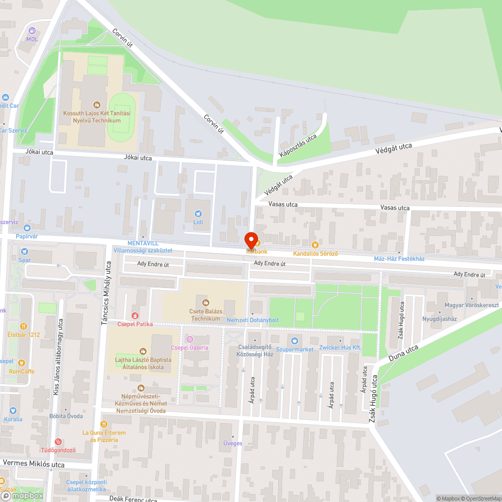 Berepedt, megsüllyedt út bejelentés helye