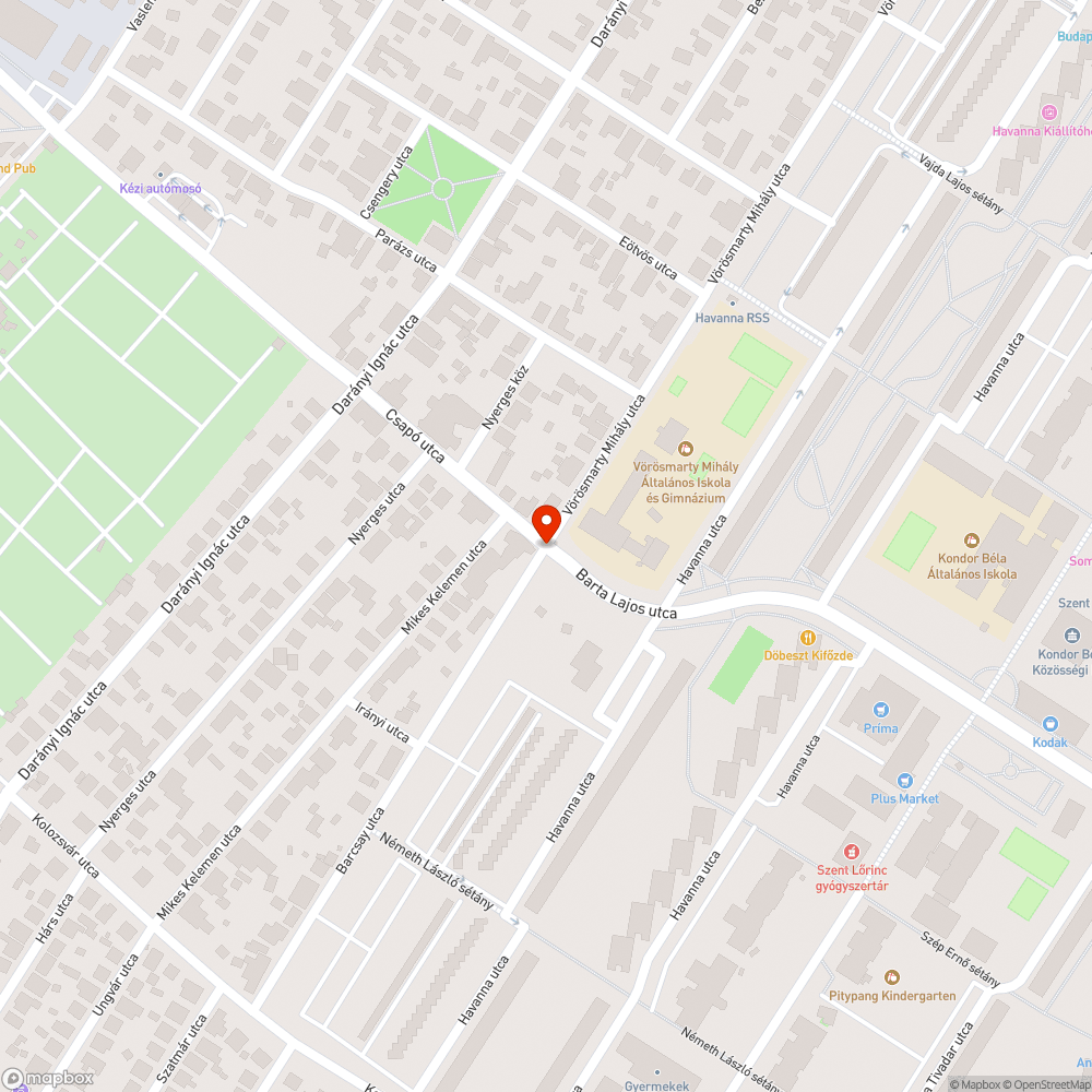 Gázművek fedlapja beszakadóban, besüllyedve bejelentés helye