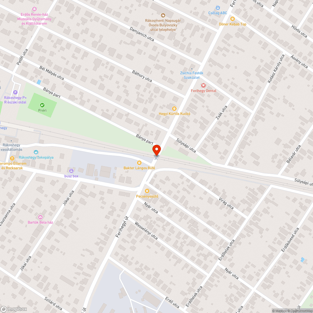 Vasúti átjáró hiba bejelentés helye