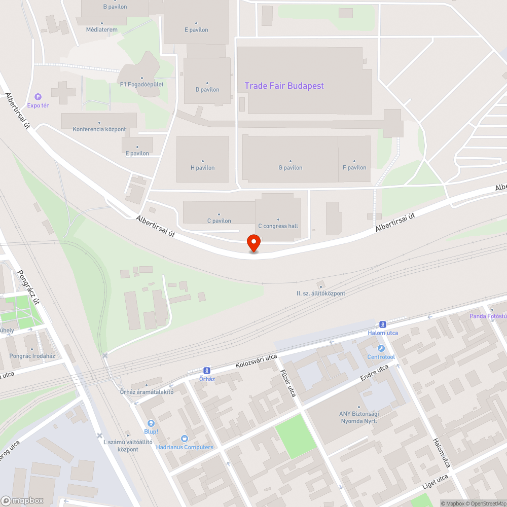 Törött citylight bejelentés helye