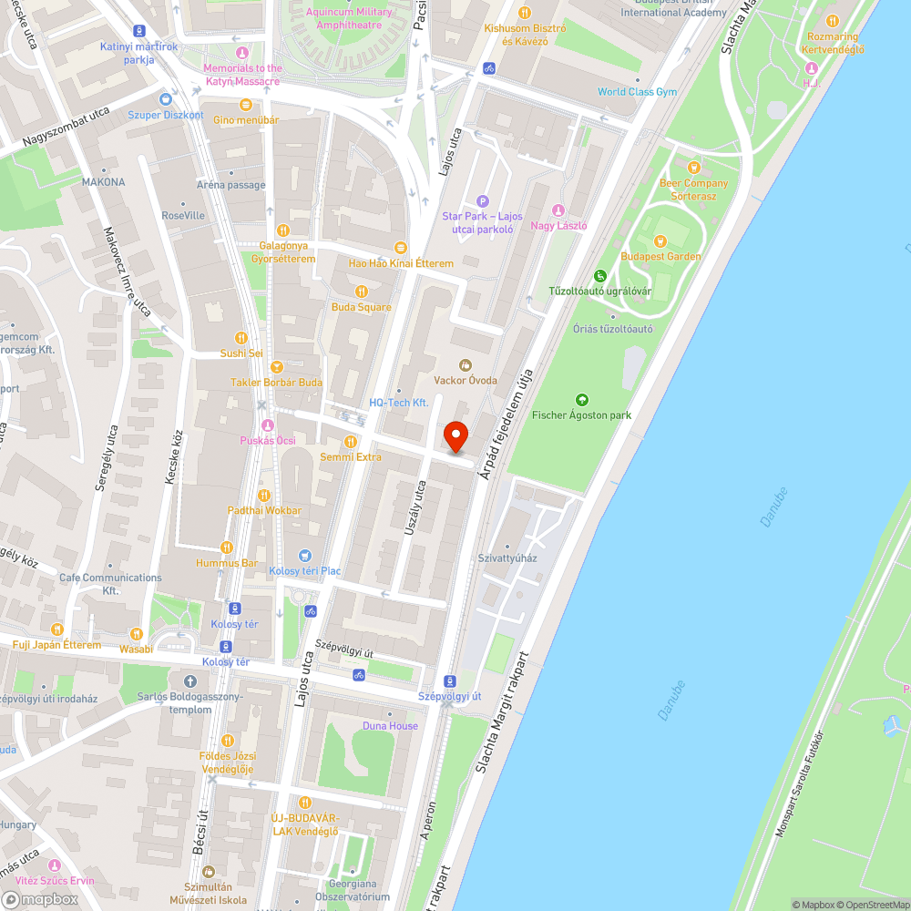 Kátyús aszfaltrész bejelentés helye