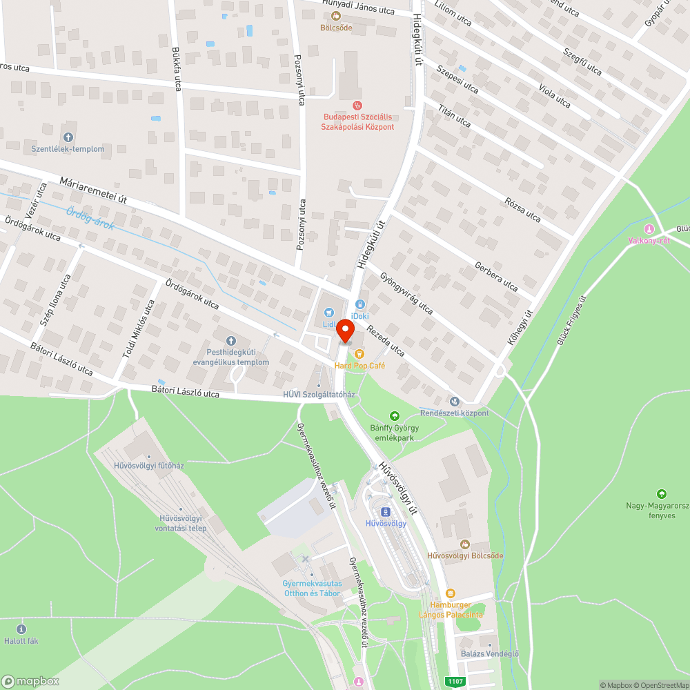 Kidőlt közlekedési tábla bejelentés helye