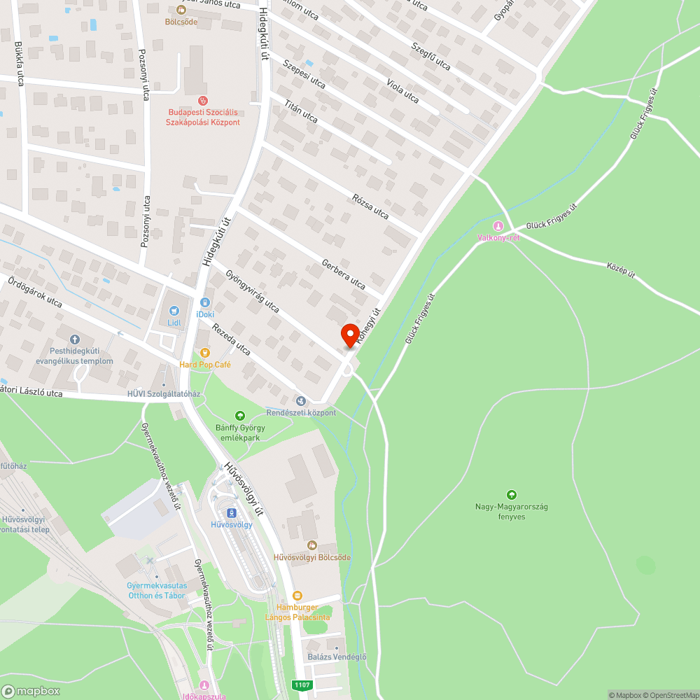 Kerti hulladék és szemét az erdőszélen bejelentés helye