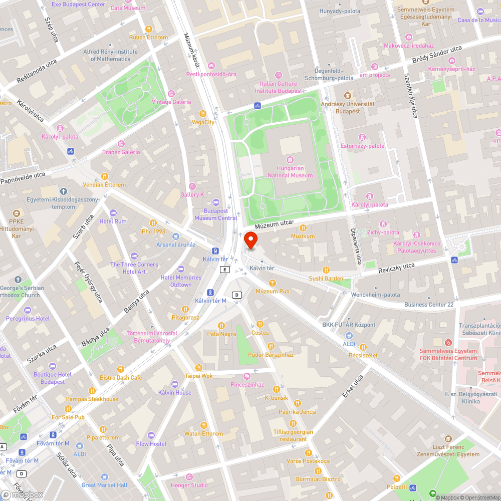 Rendezetlen terep bejelentés helye