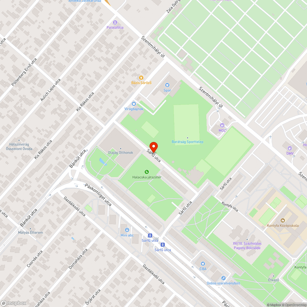 Kiégett autók bejelentés helye