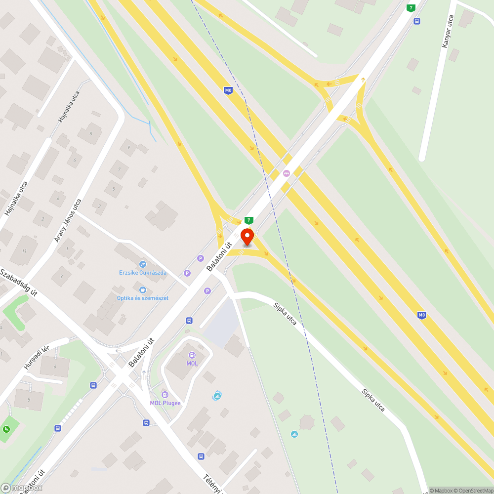 Közvilágítási hiba Érd M0 felhajtó Halásztelek irányba bejelentés helye