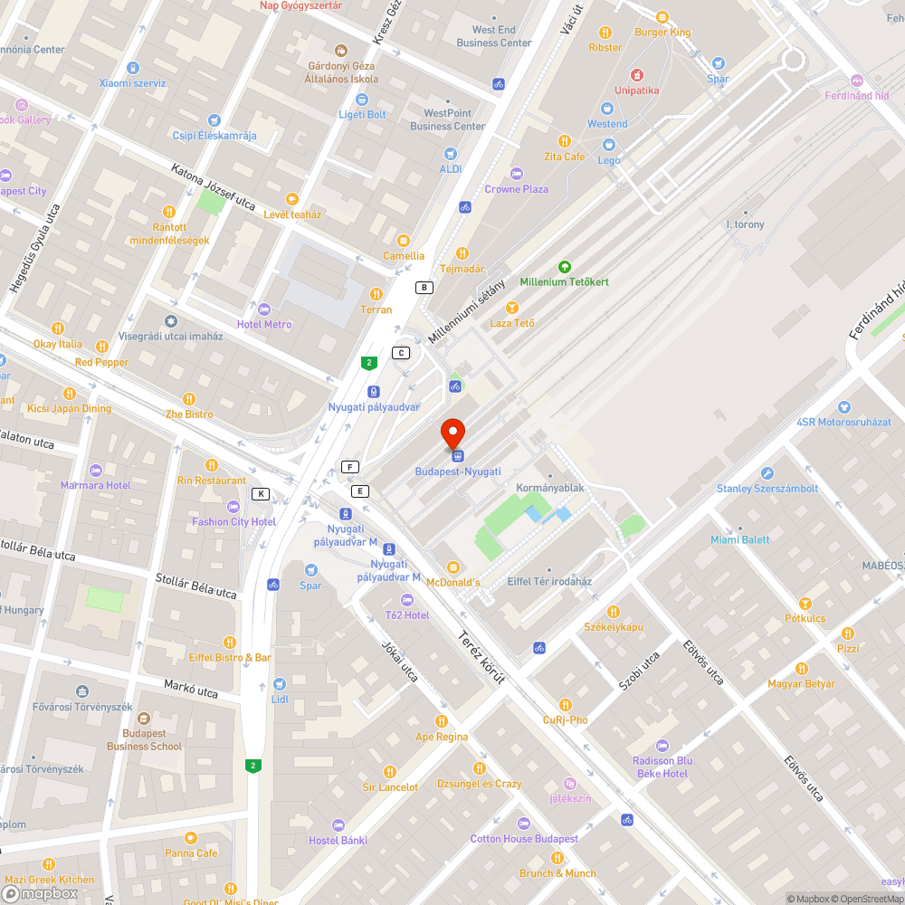 Hibás kút bejelentés helye