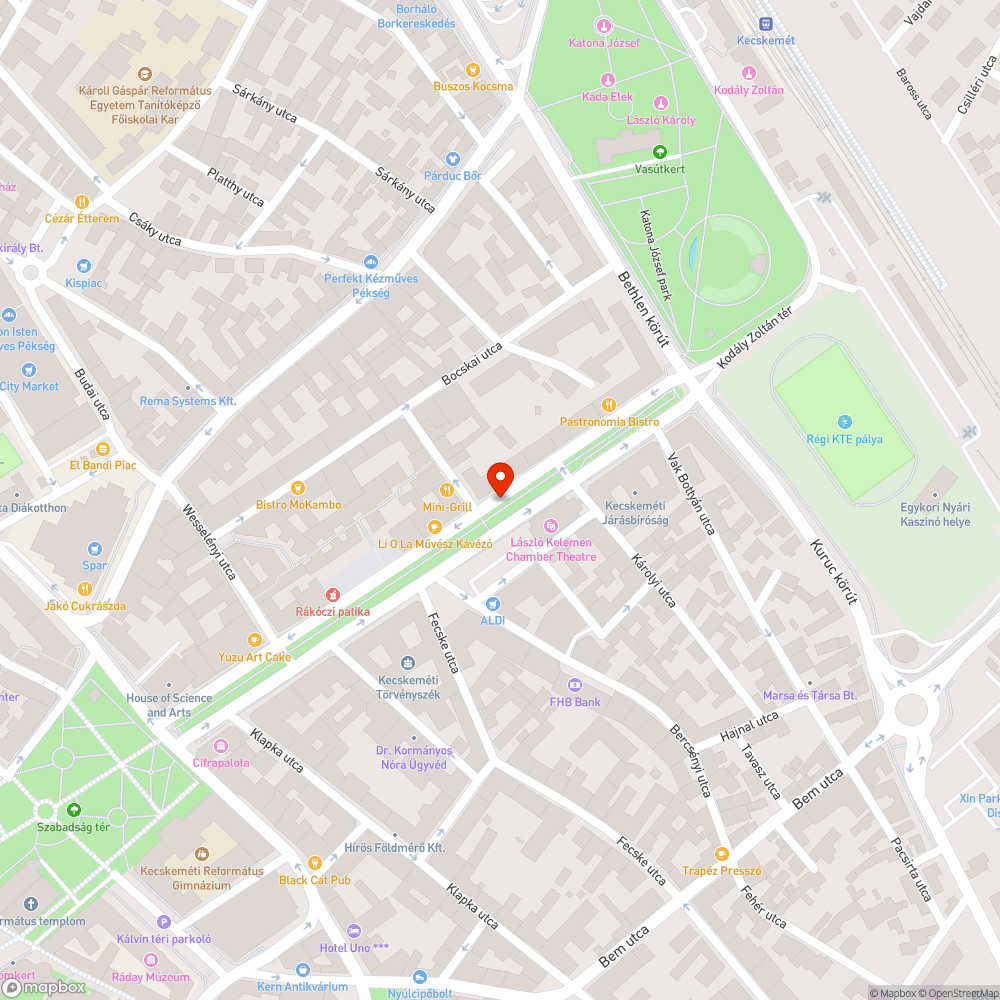 Kidőlt oszlop bejelentés helye