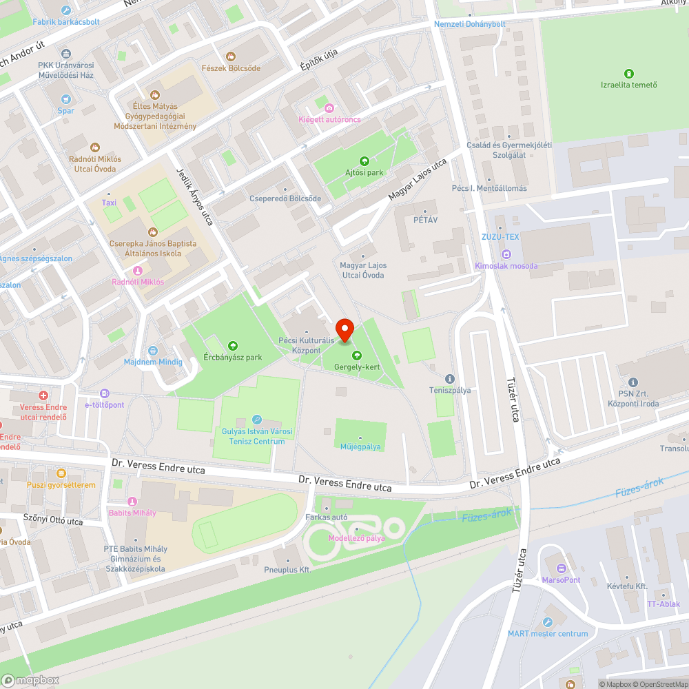 Töredezett járda bejelentés helye