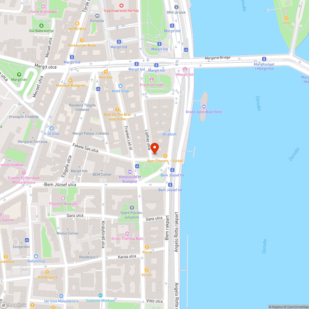 Eldőlt tábla bejelentés helye