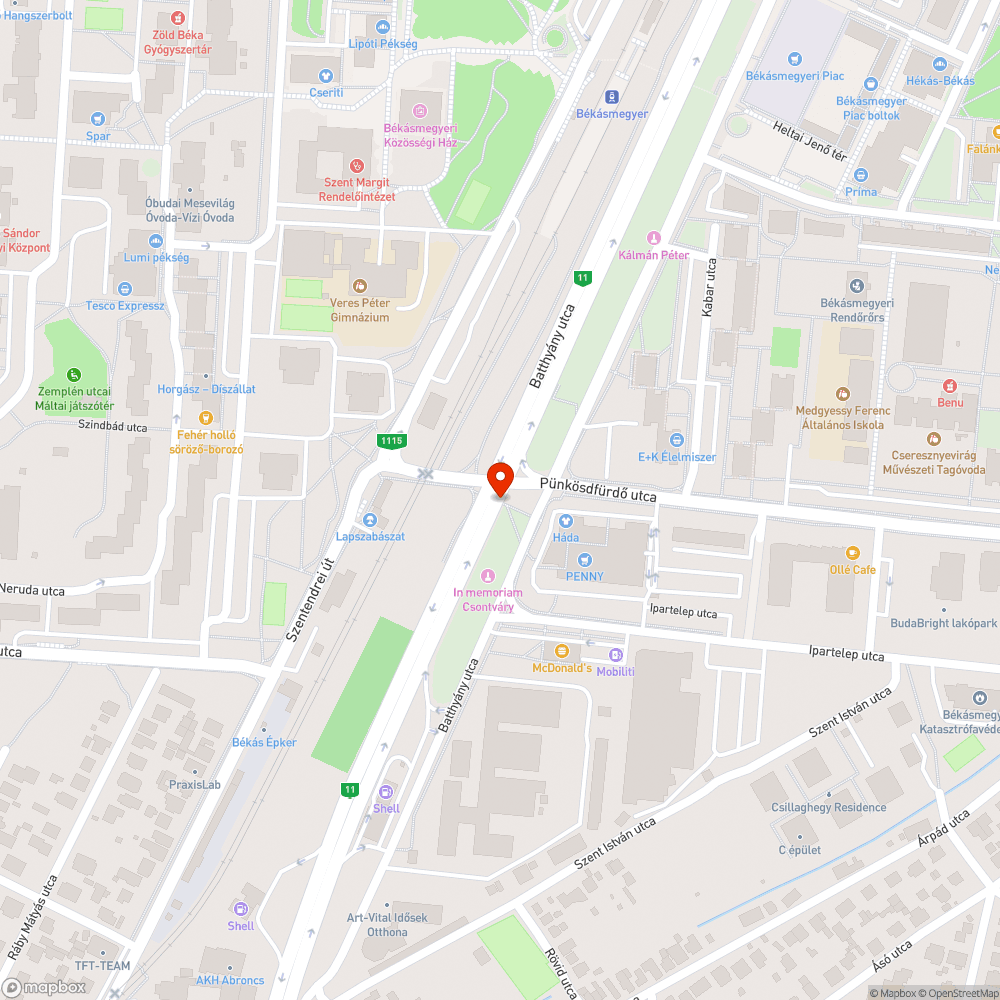 Eldugult víznyelő bejelentés helye