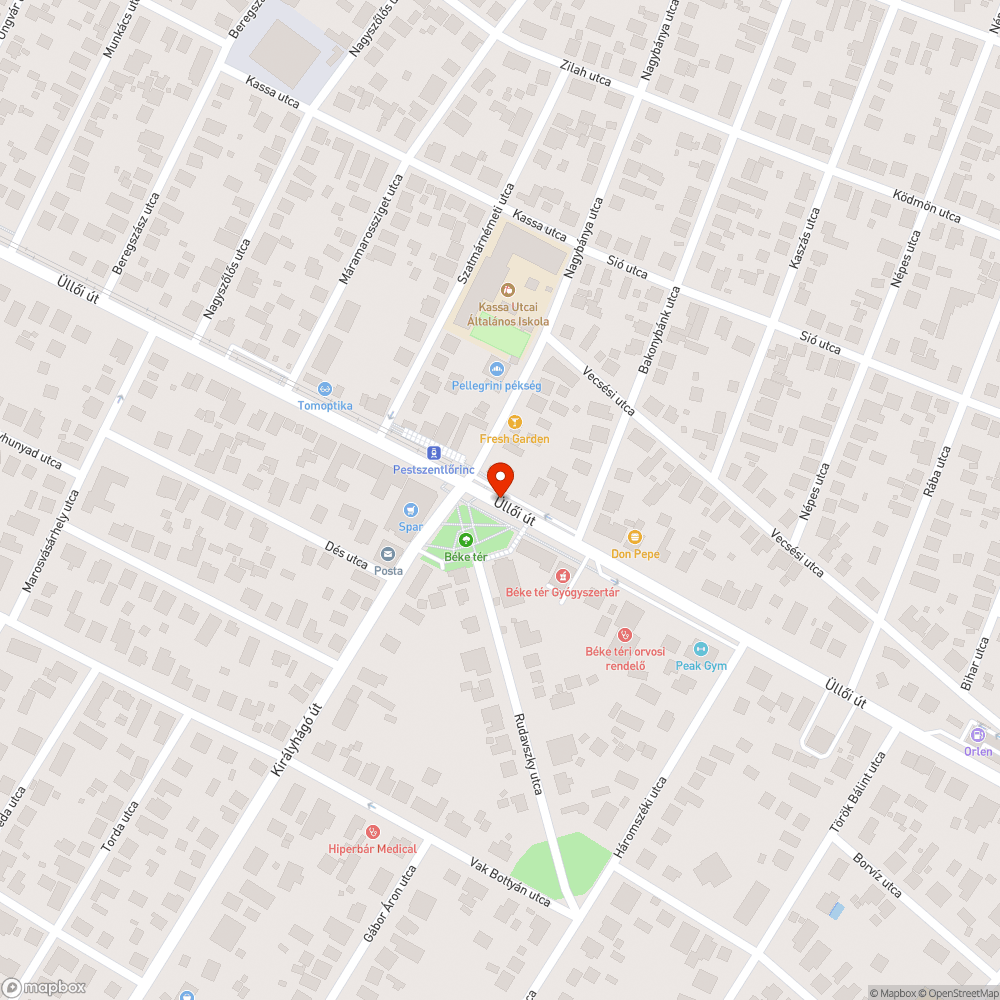 Az eltűnt fa nyomában bejelentés helye