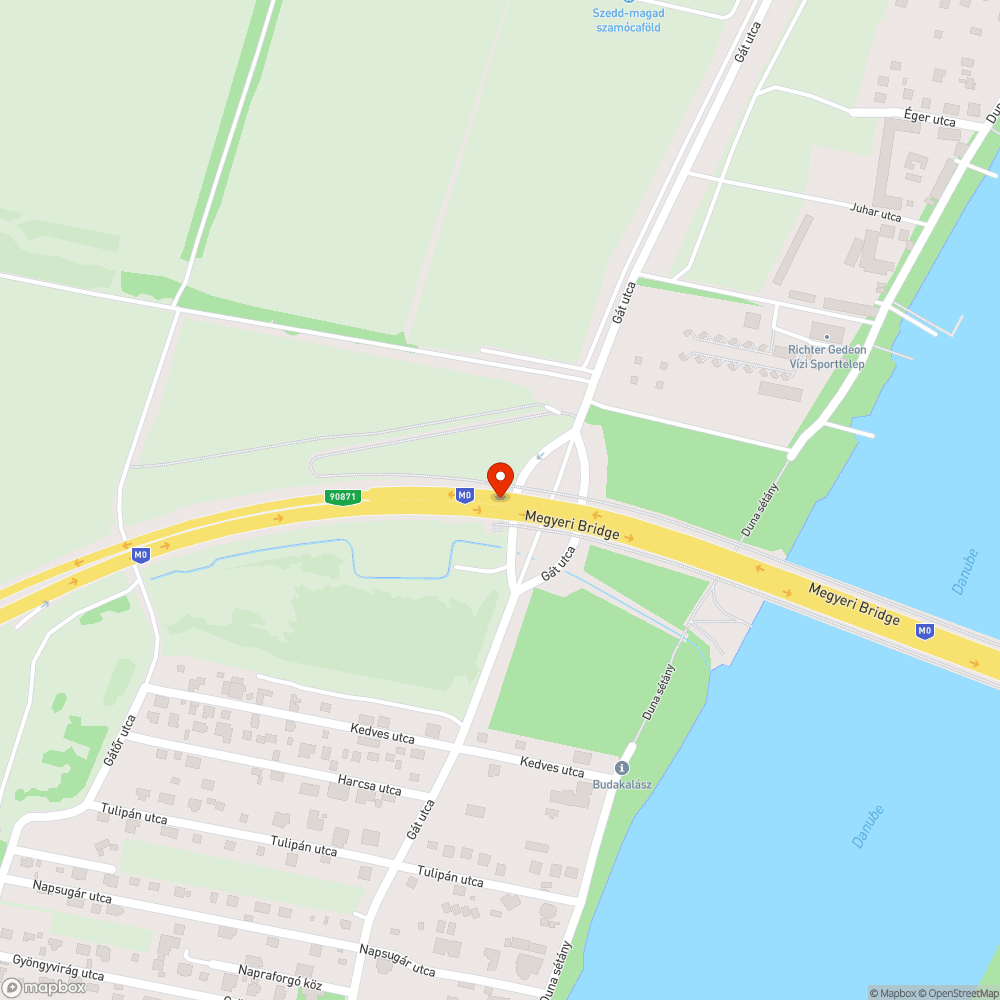 Szélzsák bejelentés helye