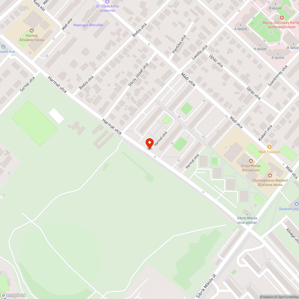 Hiányzó tábla bejelentés helye