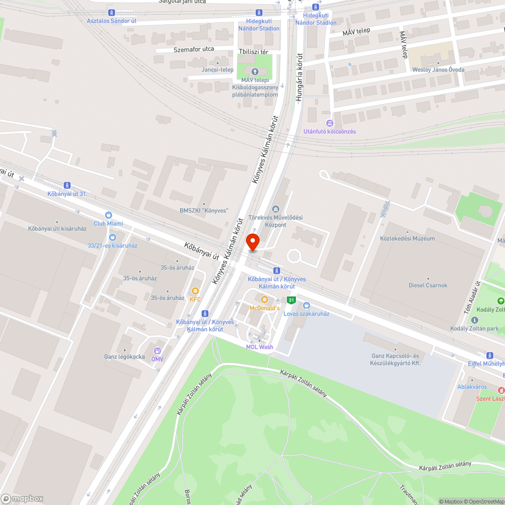 Kifakult tábla bejelentés helye