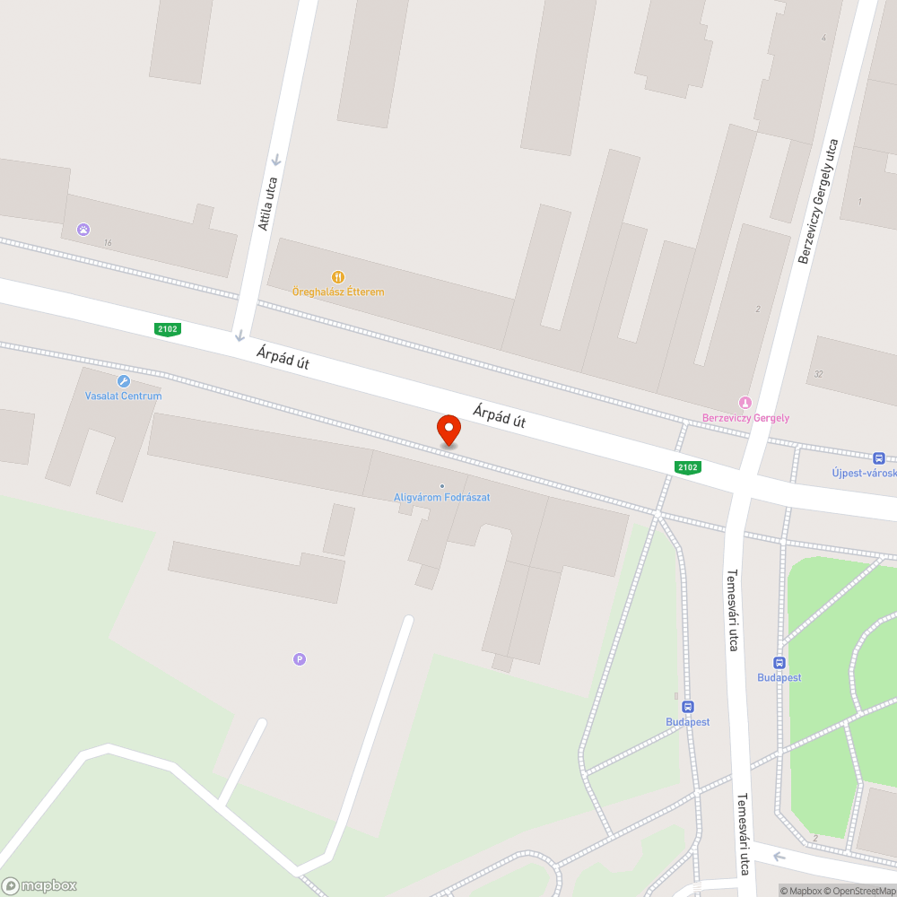 Bokatörő a járdán bejelentés helye