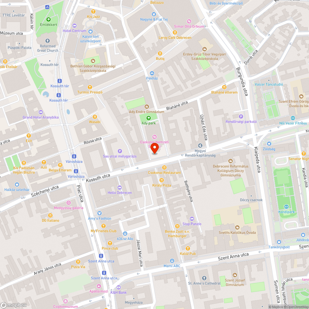 Hibás díszkivilágítás bejelentés helye