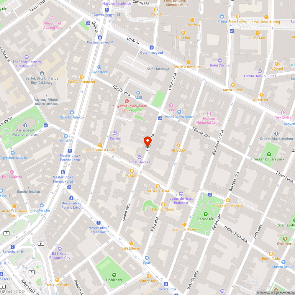 Kiégett lámpa bejelentés helye