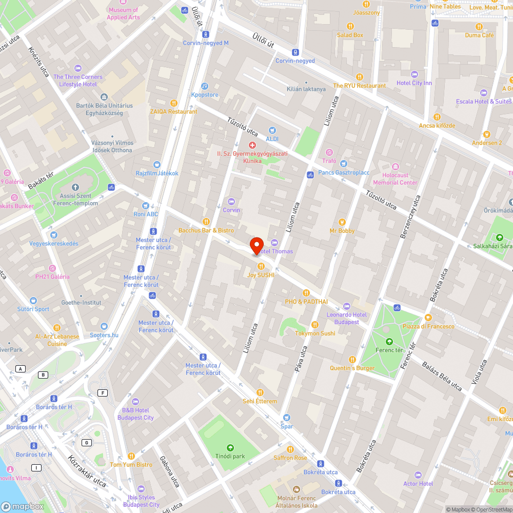 Kiégett lámpa bejelentés helye